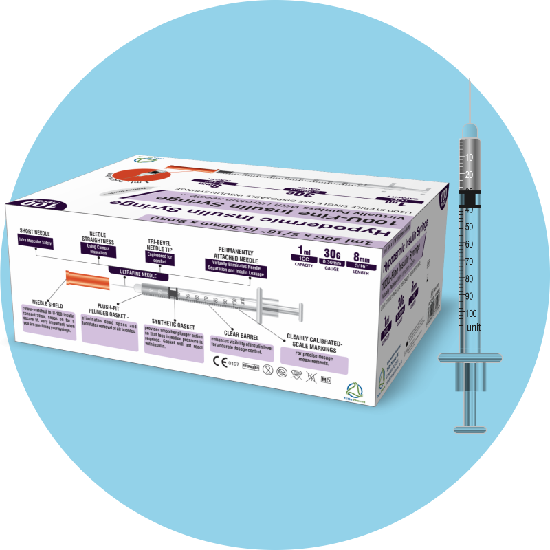 100U insulin Syringe